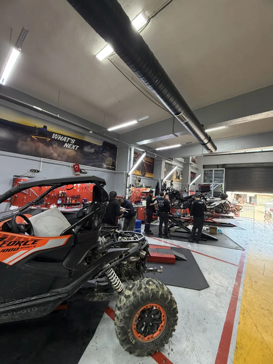 Erbey Motor ATV çalışma alanı