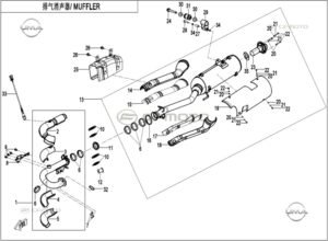 CFMOTO teknik montaj şeması