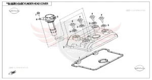 CFMOTO 250CL-C Ateşleme Bobini · Y4CFM4073A0116 · Teknik şema · Parça no 5